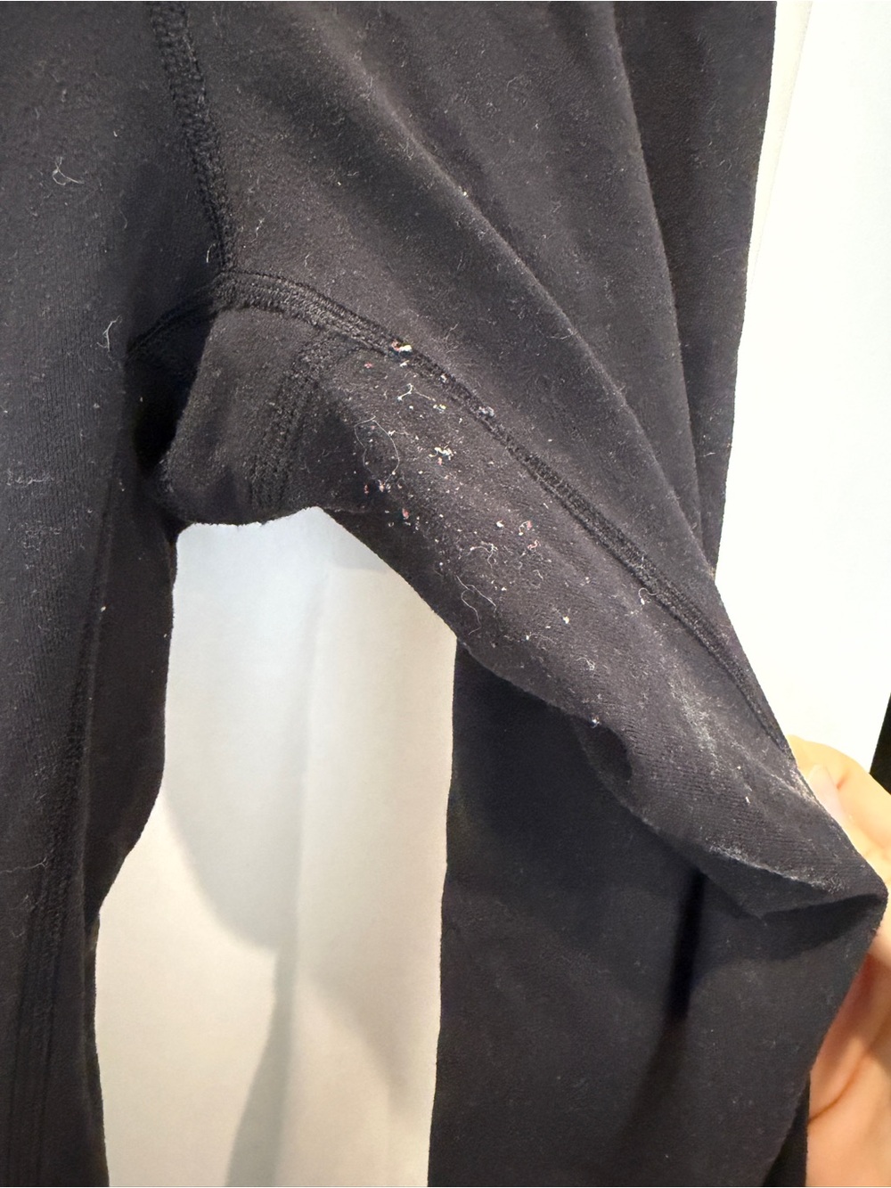 Black Lululemon High-Waist Leggings - Picture 3 of 3